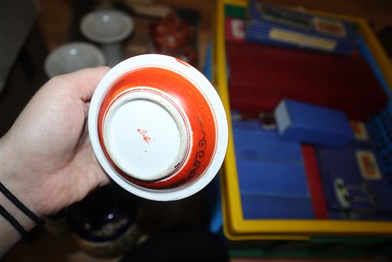 A quantity of Japanese ceramics